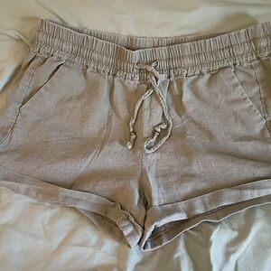 Love Tree High Waist Tan Shorts